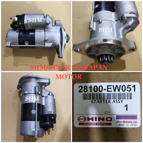 Jual Dinamo Starter Hino Tronton Fl Jw J E Ew Starter