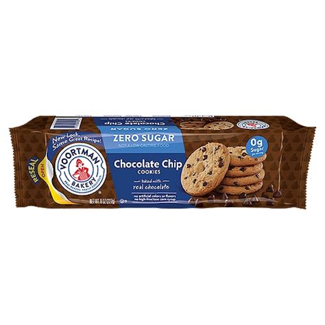 Voortman Bakery Zero Sugar Chocolate Chip Cookies 8 Oz Shoprite