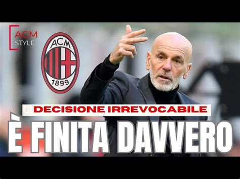 ULTIM ORA MILAN ADESSO È FINITA DAVVERO SARÀ DIVORZIO IRREVOCABILE