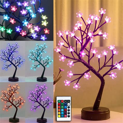 Buy Vimlits Rgb Cherry Blossom Tree Light With Remote Control Color