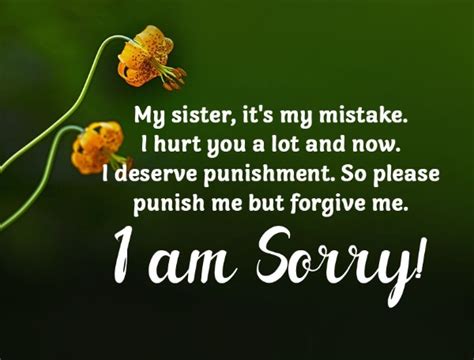 Sorry Messages for Sister – Apology Quotes - Sweet Love Messages