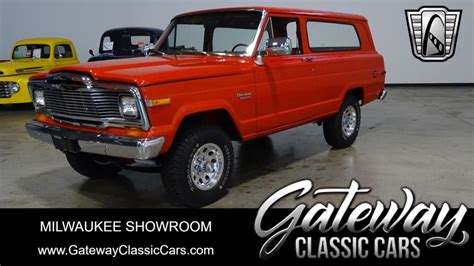 1979 Jeep Cherokee Quadra Trac 1502 Gateway Classic Cars Of Milwaukee