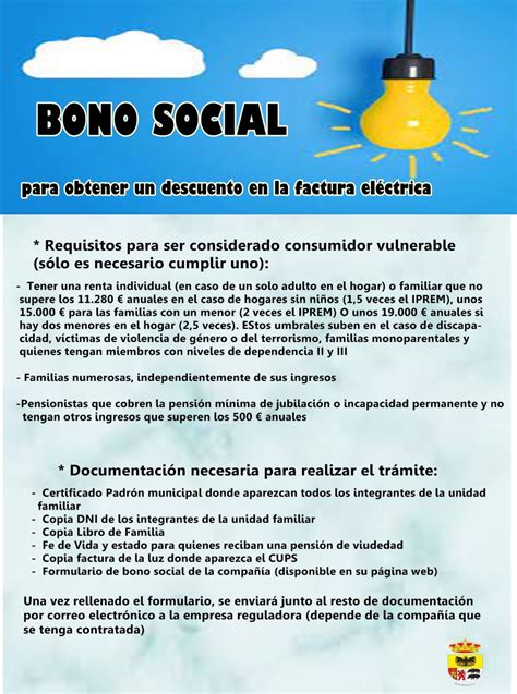 Solicita el BONO SOCIAL con éxito Requisitos CLAVE