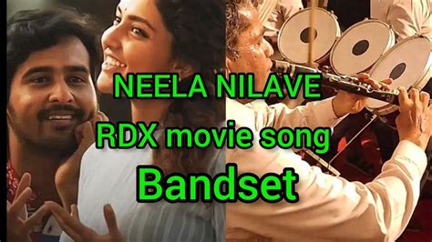 Neela Nilave Rdx Movie Song Bandset Ramlals Views Youtube