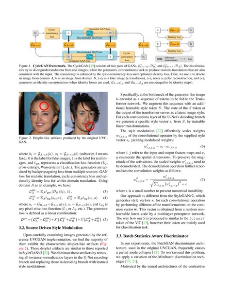 Rethinking Cyclegan Improving Quality Of Gans For Unpaired Image To