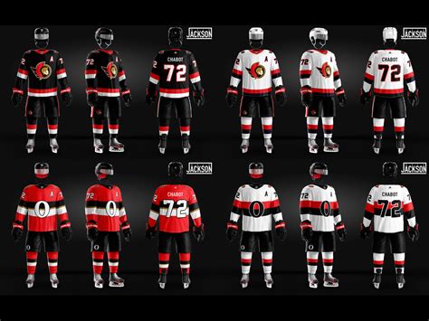 Ottawa Senators Jersey Concept Designs by Kyle Jackson on Dribbble