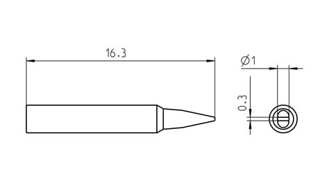 Rtp S Ms Weller Pico Soldering Tip Chisel Mm Mm Distrelec