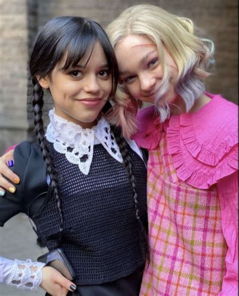 Enid Wednesday In Jenna Ortega Wednesday Addams Casting Pics