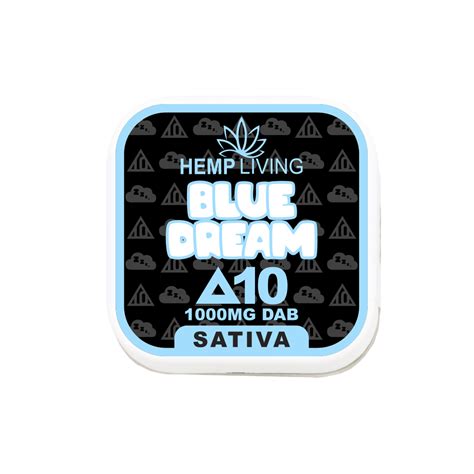 Hemp Living Delta Dab Wax G Jar Blue Dream Mg Hemp Living Usa