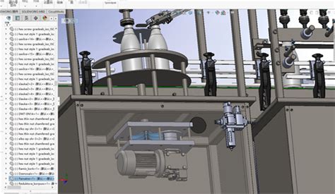 灌装封盖机3d模型下载solidworks模型 制造云