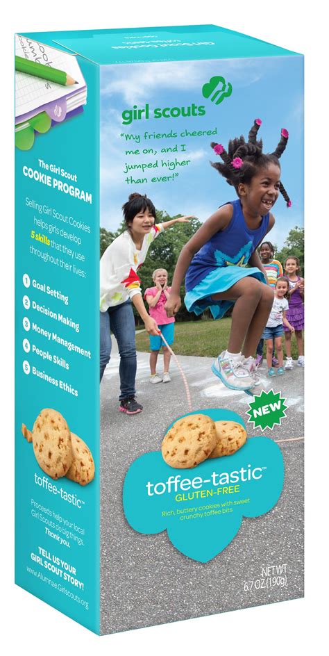 Gsnc Cookie Program New Gluetn Free Toffie Tastic Girl Scout Cookies Booth Girl Scout Cookies