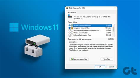 Ways To Run Disk Cleanup On Windows Guiding Tech