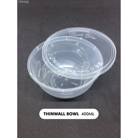 Jual Thinwall Bowl Mangkok 400ml Victory 25pcs Shopee Indonesia