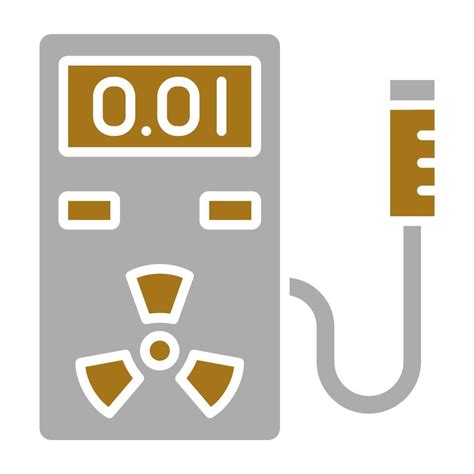 Geiger Counter Vector Icon Style 22493040 Vector Art At Vecteezy