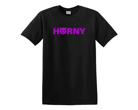 Horny Devil Emoji Emoticon T Shirt NSFW Sex Shirt Free US Shipping Etsy