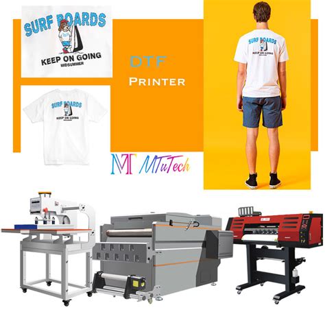 Mt Mtutech Digital New Dtf Transfer Film Clothes T Shirt Printing