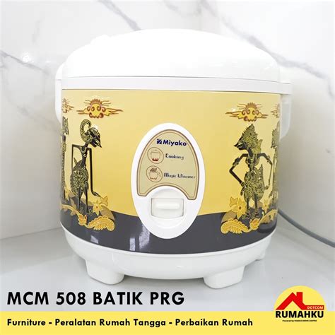 Jual RICE COOKER MIYAKO RICE COOKER 1 8L MIYAKO MCM 508 BATIK WAYANG