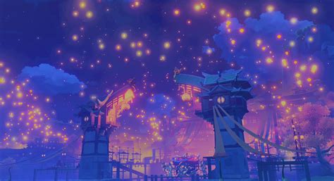 The Lantern Rite Festival was so PRETTY (edited screenshot for the ...