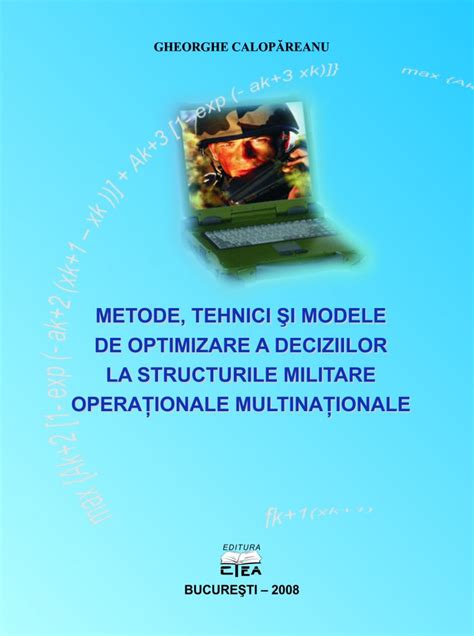 Metode Tehnici I Modele De Optimizare A Deciziilor La Structurile