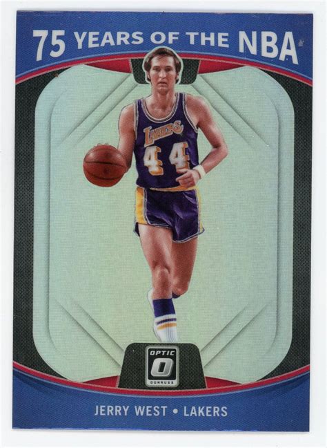 Panini Donruss Optic Jerry West Years Of The Nba Prizm