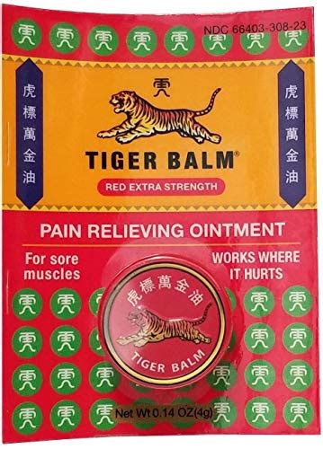 Tiger Balm Pain Relieving Red Extra Strength G In Pakistan Wellshop Pk