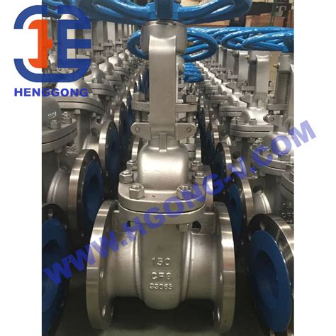 ANSI API GOST JIS Industrial Rising Stem Steel Wcb Motor Gear Operated