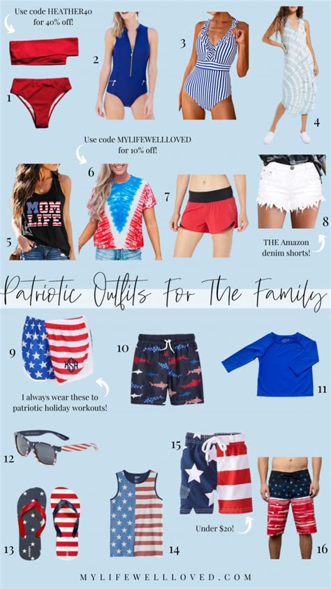 Patriotic Outfits For Moms In Honor Of The Olympics - My Life Well Loved