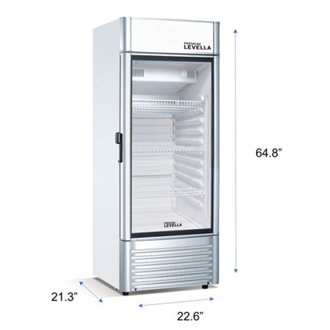 Premium Levella 6 5 Cu Ft Commercial Upright Display Refrigerator