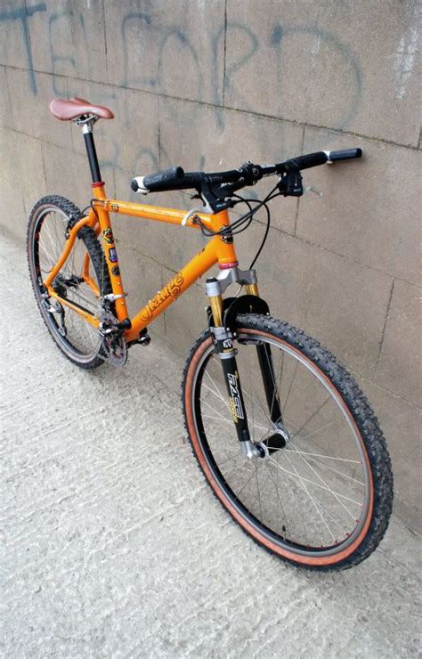 Rebuilt Orange E4 Vintage Mountain Bike Orange Mountain Bike