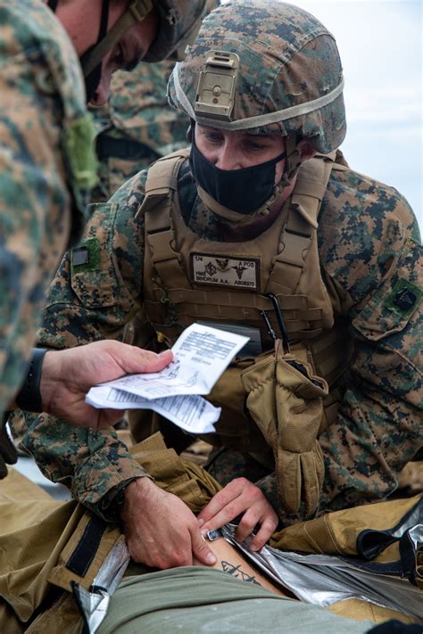 DVIDS Images 15th MEU Marines Sailors Conduct CASEVAC Training