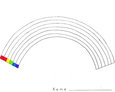 Having Fun at Home: Quick Coloring Activity: Make a Rainbow