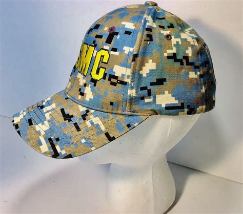 USMC cap marines us marine corps ballcap woodland dig… - Gem