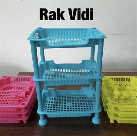 Jual Promo Rak Serbaguna Susun Vidi Segi Empat Rak Bumbu Dapur Merk