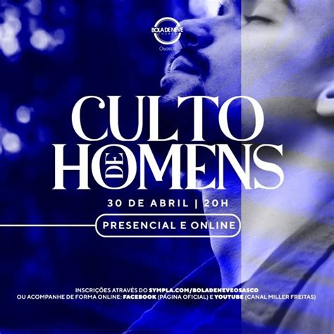 Culto Dos Homens Em Osasco Sympla