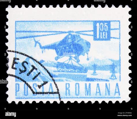 MOSCOW RUSSIA SEPTEMBER 23 2019 Postage Stamp Printed In Romania