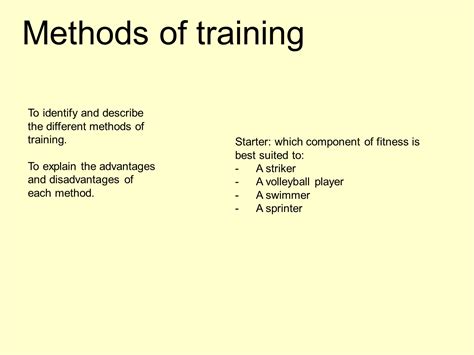 Methods Of Training Teaching Resources