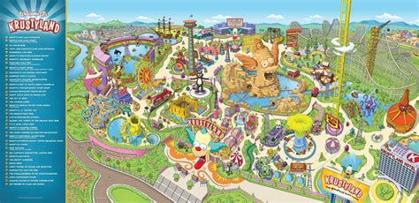 Official Krustyland map fom Universal Studios : r/tappedout