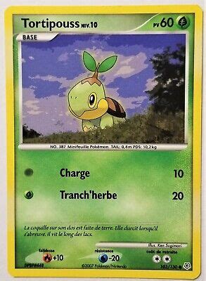 Tortipouss 103 130 Diamant Et Perle Carte Pokemon