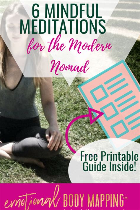 6 Mindful Travel Meditations Emotional Body Mapping Self Care