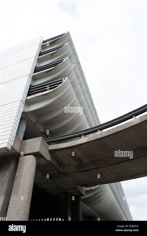 Preston Bus Station Art Deco Concrete 1960s Design Stock Photo - Alamy