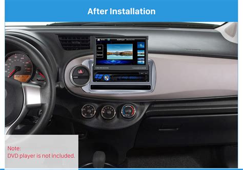 Perfect Din Toyota Yaris Vitz Lhd Car Radio Fascia Audio Fitting