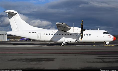 OY RUO Danish Air Transport DAT ATR 42 500 Photo By Matthias Becker