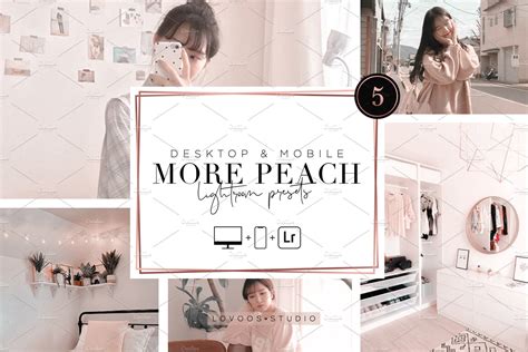 More Peach Lightroom Presets Masterbundles