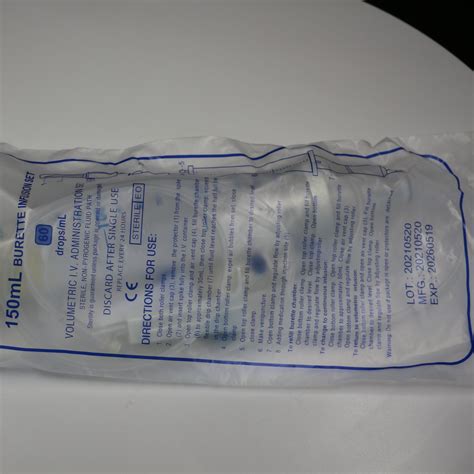 Disposable Pediatric Burette Infusion Set Ml For Hospital China