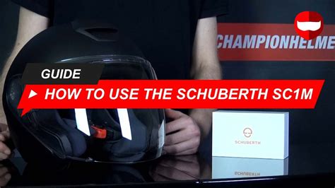 Schuberth SC1M Bluetooth Communication System Installation and Review - ChampionHelmets.com ...