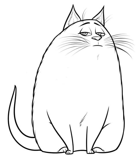 Fat Cat Coloring Pages - Coloring Home