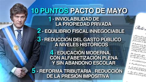 Conoc En Detalle Los Puntos Claves Que Se Firmaron En El Pacto De