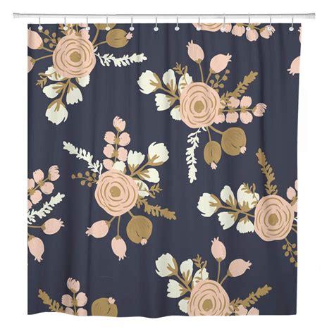 Cynlon Watercolor Gold Rosa Blush Noisette Modern Rose Floral Pattern