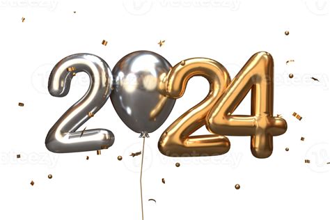 Modern Style Silver Gold 3d Render Balloon Text With Balloon 34638411 Png