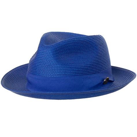 Francesco Straw Fedora By Bruno Capelo Levine Hat Co